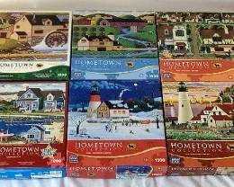 Mega Puzzles Bundle of 10- 1000 pc Puzzles