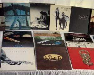 Collection of 70's and 80's Rock & Roll Vinyl Records