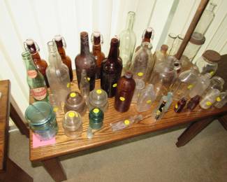 Antique bottles