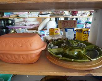 lazy Suzan, clay roaster