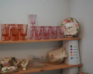 pink ice tea glasses