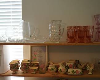 Fostoria and other glass