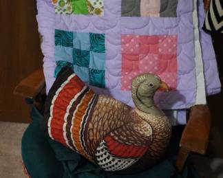 quilt, turkey, rocker