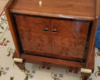 French Art Deco Nightstand - One of a Pair 