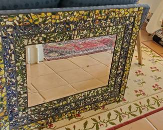 Mosaic Framed Mirror!