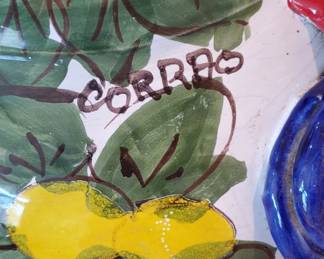 Signature on Italian Floor Vase