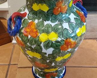 Large Italian Vase Floor Vase