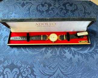 Adolfo mother of pearl watch - new with tags