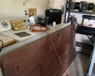Solid wood door, washer and dryer are both for sale