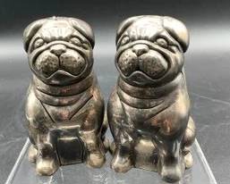 Godinger Silver plate bulldog s/p