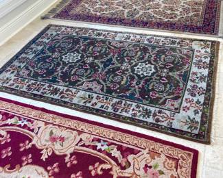 Variety of Oriental Area Carpets, brands include Karastan, Maple and Ralph Lauren