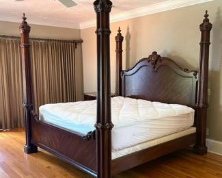 Bernhardt, Kings Lair Style - King size 4 Post Bed