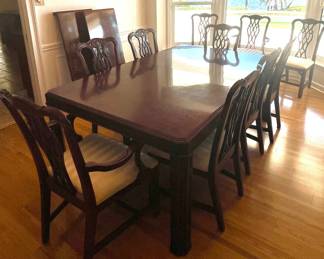 Large 10 person Dining Room Set