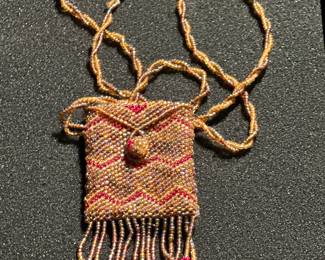 Beaded bag /Medicine Coin Purse
