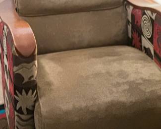 Refurbished 1950s club chairs