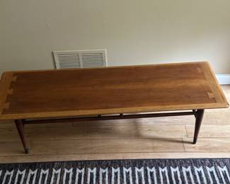 Lane Mid Century Coffee Table with inlays