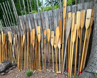 Vintage Paddles Some Hand Painted