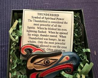 "Thunderbird" lapel pin.