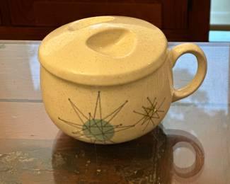 MCM Franciscan Starburst Sugar Bowl
