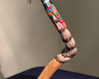 Vintage Shalako Kachina Hopi carved- signed