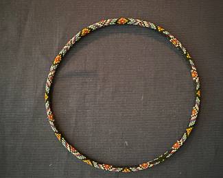 Beaded Style Native Choker Necklace