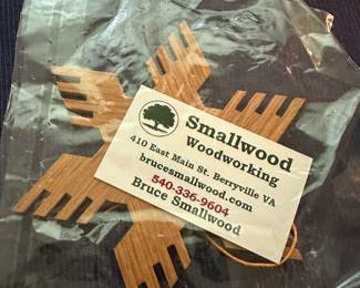 Wooden snowflake