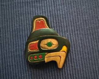 Eagle lapel pin