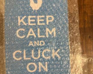 Antique metal sign