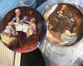 Norman Rockwell Collector Plates- several