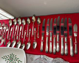 Silver plate flatware