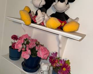 slightly scruffy Minnie + Mickey Mouses / Mice / Meeses?! lol!