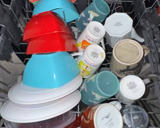 lots of plastic containers