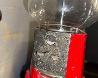 gum ball machine, some wear