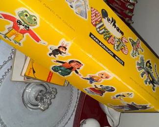 Pelham puppets in box