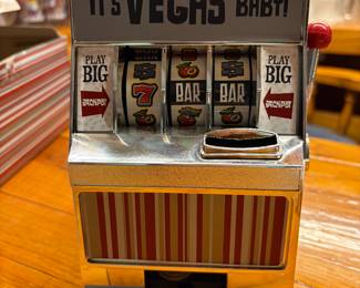Las Vegas Casino Mini Slot Machine Bank