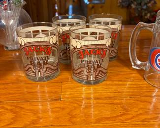 Jack's Private Bar, Old Fashion Glassware Set 