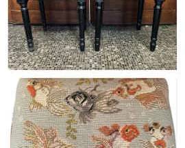 Dancing Koi Accent Stools