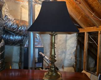 26" brass lamp. $50