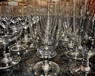 BACCARAT assorted crystal stemware $10 each