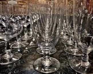 BACCARAT assorted crystal stemware $10 each