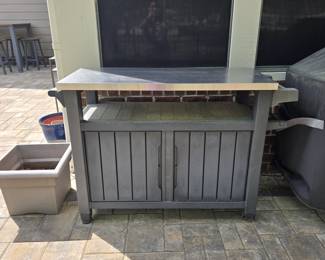 Rolling cart. (53x20.5) $95