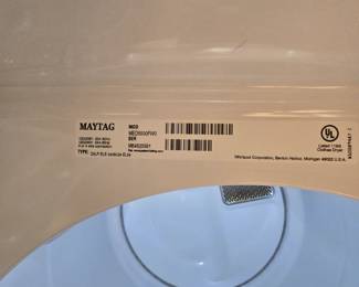 Maytag washer and dryer. stackable or side by side. $650