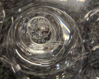 BACCARAT assorted crystal stemware $10 each