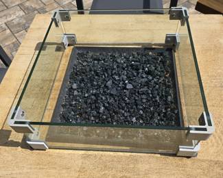 Kettler gas fire pit with cover(not pictured). $1400