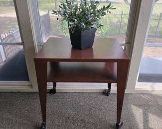 Metal rolling table $60