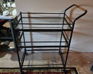 Rolling cart (26x17x32h) $75