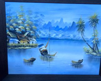 LOTS of Asian inspired artwork