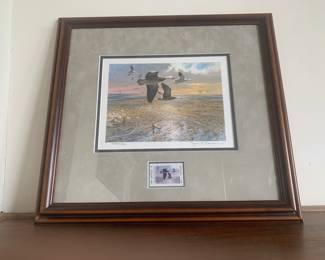 1985 Texas Duck Stamp by John Cowan
