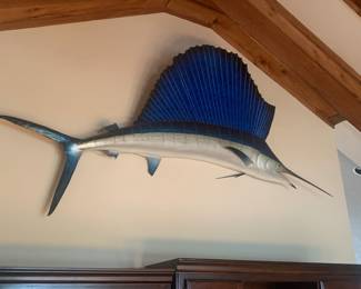 Wall mounted Sail Fish