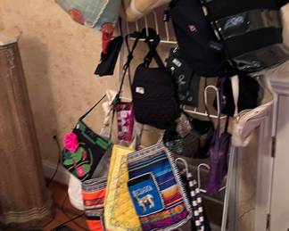 LoTS of purses, bags, clothes and shoes ! Lots from other countries and one of a kind designs